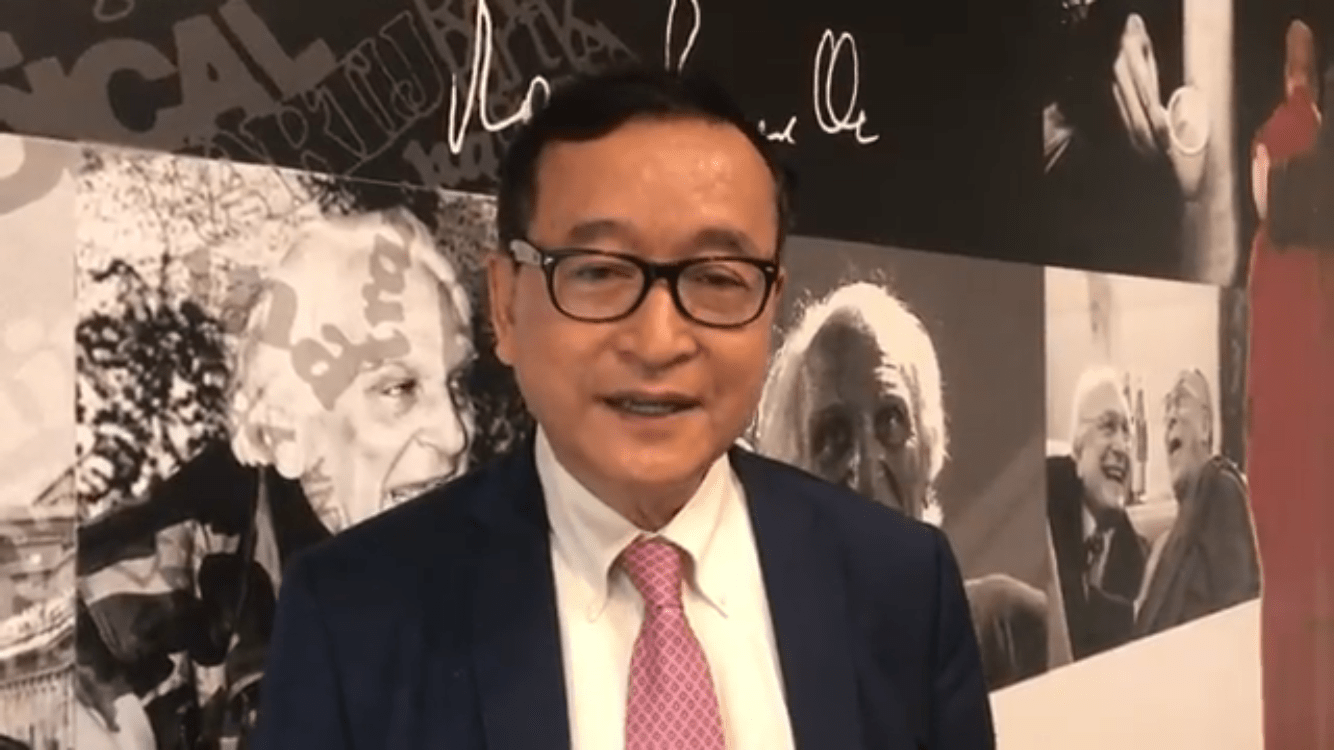 Sam Rainsy proclaims his return to the CNRP