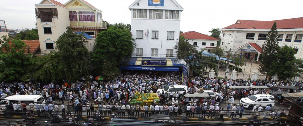 Rainsy Sam statement on the seizure of former opposition HQ in Phnom Penh