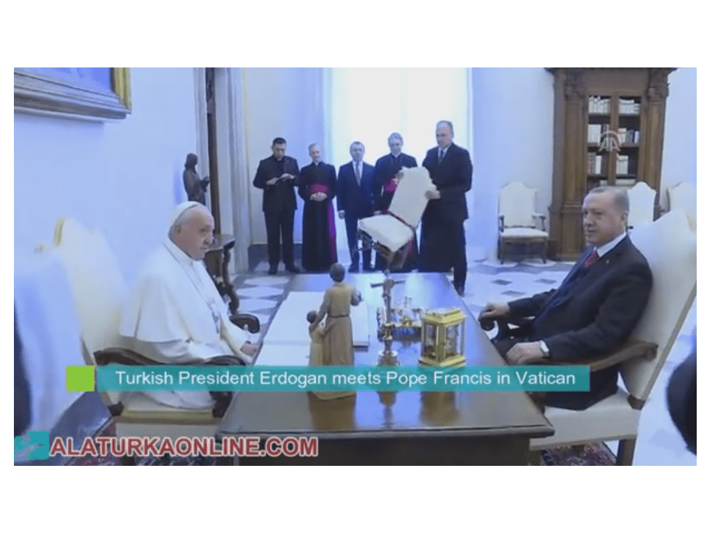 Meeting between Pope Francis and Erdogan in the Vatican