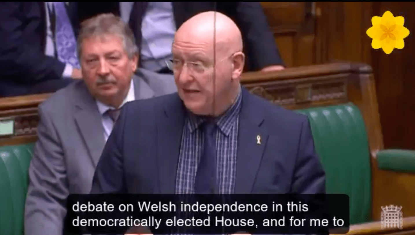 “Entirely orderly” to discuss Welsh independence in the House of Commons