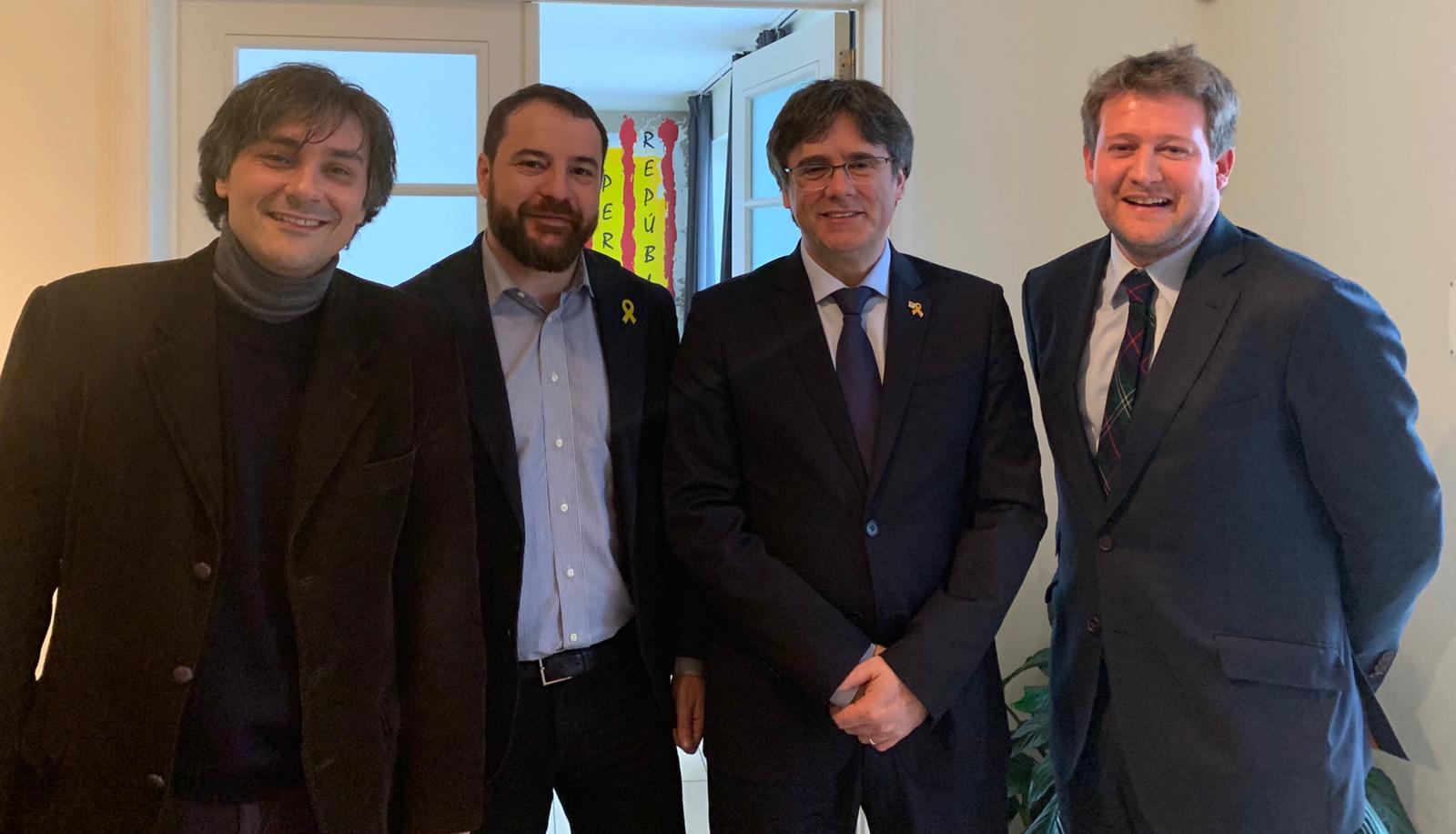 Una delegazione del Partito Radicale incontra Carles Puigdemont