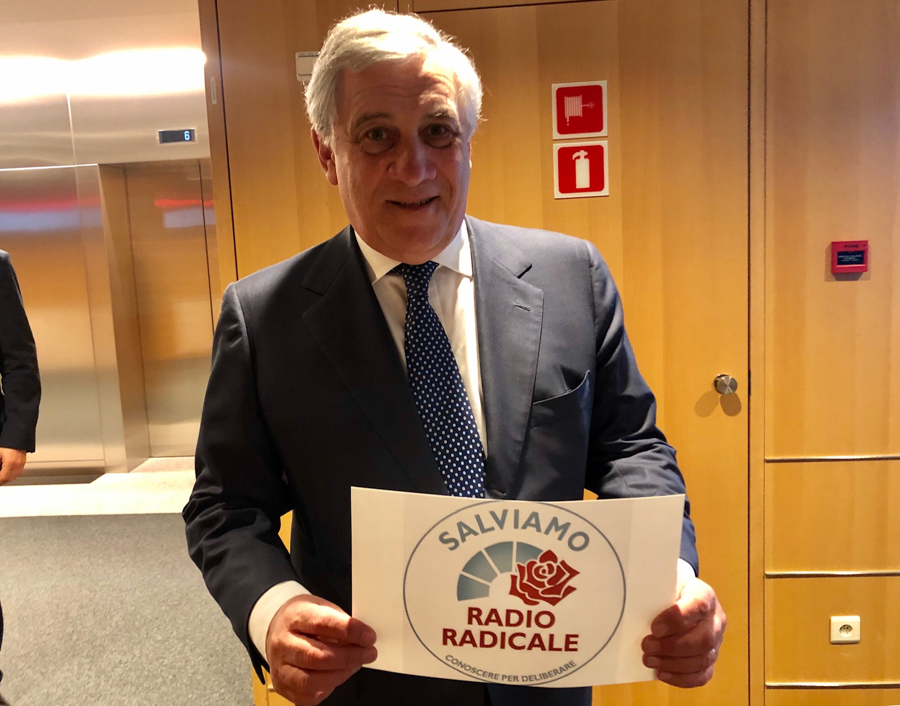 Il Presidente del Parlamento europeo Antonio Tajani sostiene Radio Radicale