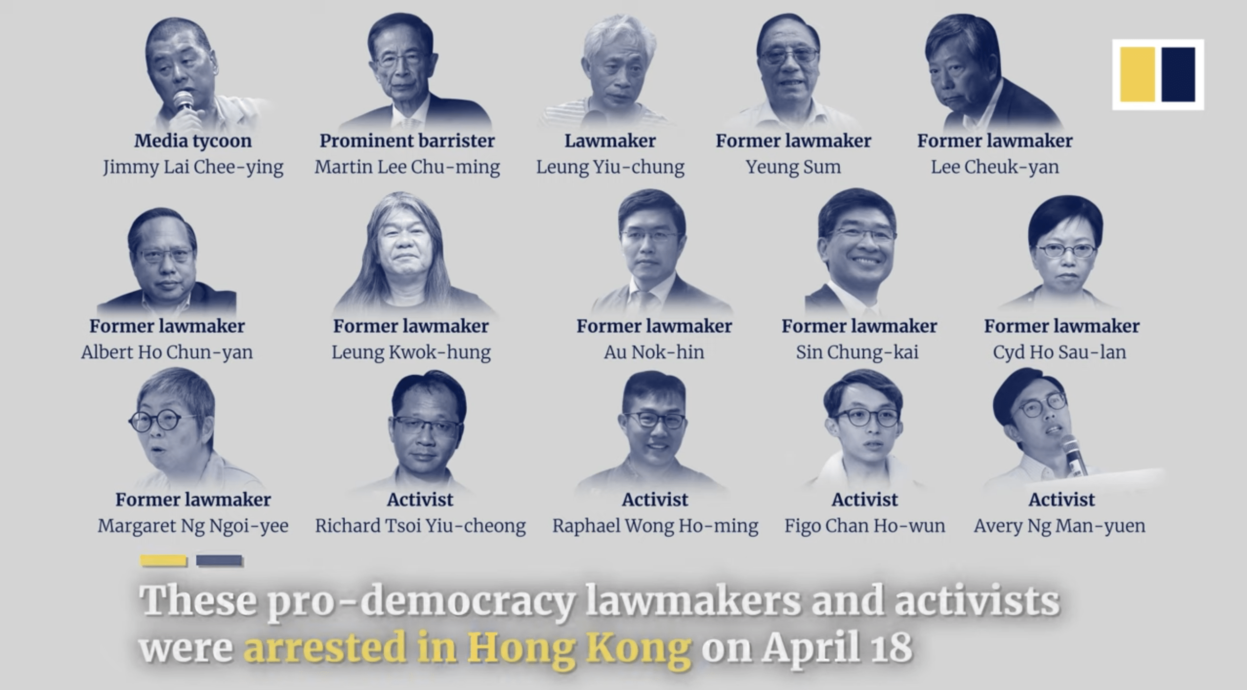 Full support to Hong Kong’s democracy movement after new wave of arrests