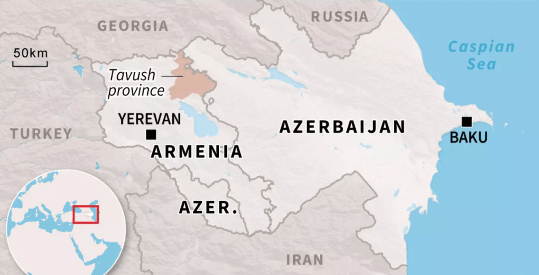 Scontri tra Armenia e Azerbaigian: un appello alla ragione e al diritto internazionale