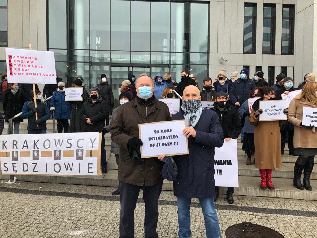 New demonstration at the Cracow Regional Court